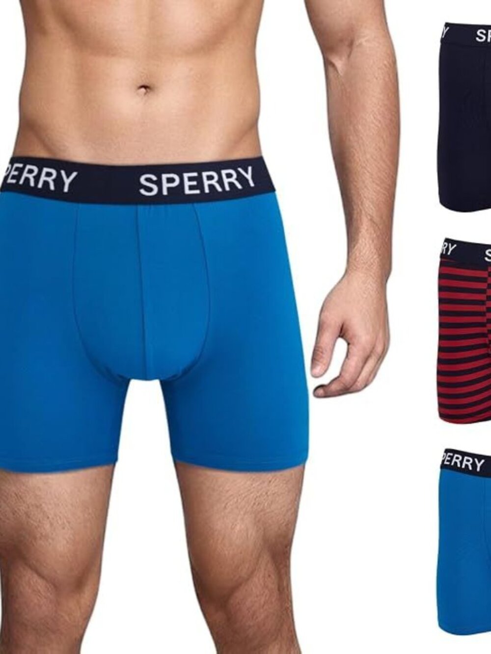 Sperry  Men's Boxer Briefs 3 Pack  Performance Nylon Mesh  Small NIB